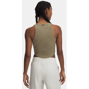 Ua Rival Rib Tank-Brn Size : XS