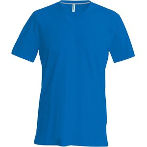 Kariban Heren Korte Mouw V Hals Slim Fit T-Shirt (Koningsblauw)