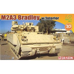 1:72 Dragon 7610 M2A3 Bradley w/Interior and 3D Printed Parts Plastic Modelbouwpakket