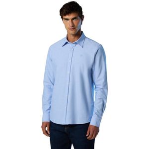 North Sails Regular 664403 Overhemd Met Lange Mouwen Blauw M Man