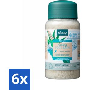 Kneipp - Voetbadzout - Cooling - Aloe Vera & Watermunt - 600 g - Voordeelverpakking - 6 stuks