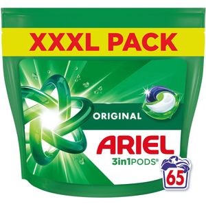 Ariel 3in1 Wasmiddel Pods Original - 65 Wasbeurten