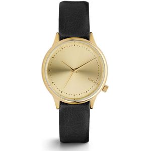 Komono - Dames Horloge Estelle - Goud/Zwart - Ø 36mm