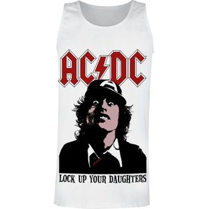 AC/DC Lock Up Your Daughters Heren Tanktop - wit - XXL