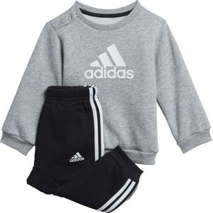 adidas Sportswear Badge of Sport Joggingpak - Kinderen - Grijs- 68