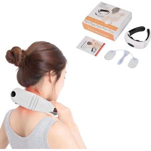 Massage Apparaat - Acupunctuur - Elektrisch - Massagekussen - Nek, Rug & Schouders - Infrarood - EMS - 6 Modi
