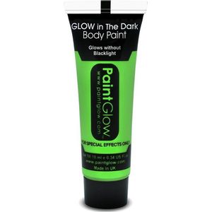 Glow in the Dark Face & Body paint Groen 10 ml