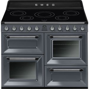 Smeg TR4110IGR fornuis Vrijstaand fornuis Inductiekookplaat zones Grijs A