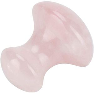 Natuursteen Gua Sha kakkerlakken massage gereedschap rozenkwarts gua sha plank paddenstoelvorm voor gezicht hals schoonheid spa ontspannend massage steen