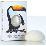 The Konjac Sponge Company - Rainforest Toucan Mini Face Puff - 1 Stuk