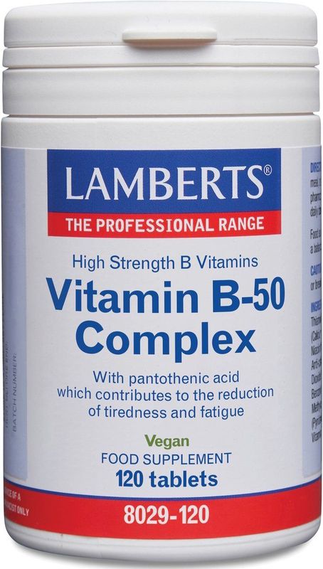 Lamberts - Vitamine B50 complex - 120 Tabletten