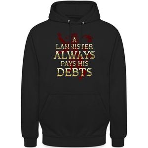 Game Of Thrones A Lannister Always Pays His Debts Hoodie Unisex