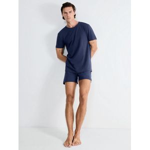 SLOGGI - Onderhemd - Donkerblauw - 2 Pack - Normale Pasvorm