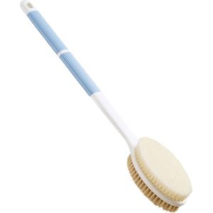 Dubbelzijdige Antislip Achterborstel voor Douche - Exfoliator met Lange Handvat voor Droog en Nat Gebruik