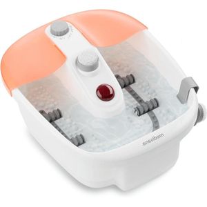 Voetspa met voetreflexzonemassage - elektrisch voetbad - waterverwarmingsfunctie - vibrerende massage - pedicure-opzetstukken - voetbad met massage en verwarming - grote voeten Voet Baden