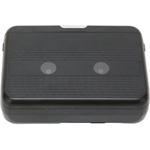 Green Glow - Bluetooth Cassette Speler Met Hoofdtelefoon, Auto Reverse Functie, Stereo Cassette Speler (Zwart) - Voor Persoonlijk Gebruik