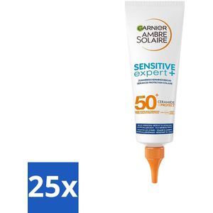 Garnier - Ambre Solaire - Zonnebrandserum - Sensitive Expert - SPF 50+ - 125 ml - Bulkverpakking - 25 stuks