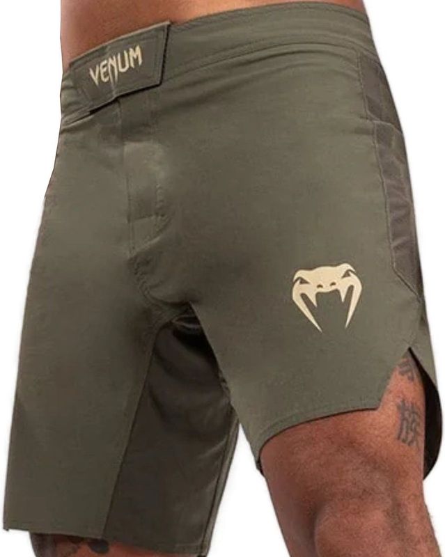 Venum Contender Fightshorts Vechtsportbroek Kaki - S