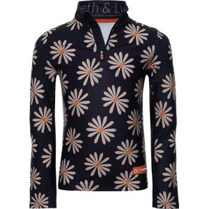 Gareth & Lucas Skipully The Fifty-Nine - Kinderen maat 104 - 100% Gerecycled Polyester - Midlayer Sportshirt - Wintersport