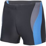 Ladeheid LA-LA40-255-SO Heren Zwembroek - Zwemshorts - sneldrogend - Koordsluiting - Polyester & Elastaan - Grafiet/Grijs/Blauw - M