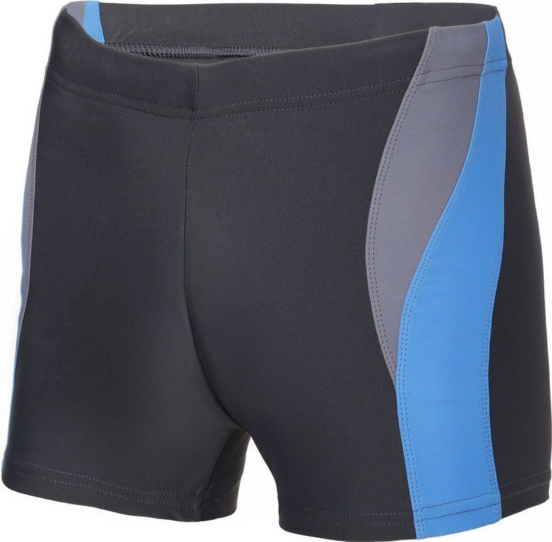 Ladeheid LA-LA40-255-SO Heren Zwembroek - Zwemshorts - sneldrogend - Koordsluiting - Polyester & Elastaan - Grafiet/Grijs/Blauw - M