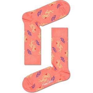 Happy Socks flamingo zalmroze - 36-40