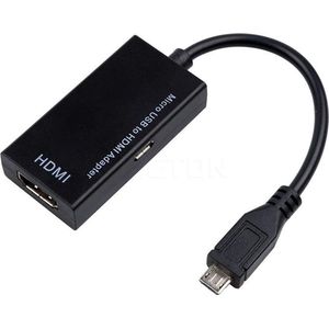 Micro USB naar HDMI vrouwelijke adapterkabel 1080P HD voor MHL-apparaat HDTV-adapters voor Samsung Galaxy HUAWE