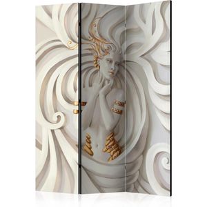 Kamerscherm - Scheidingswand - Vouwscherm - Goddess In Gold [Room Dividers] 135x172 - Artgeist Vouwscherm