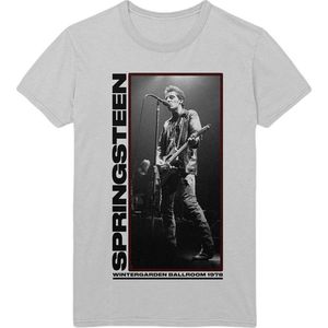 Bruce Springsteen - Wintergarden Photo Heren T-shirt - S - Grijs