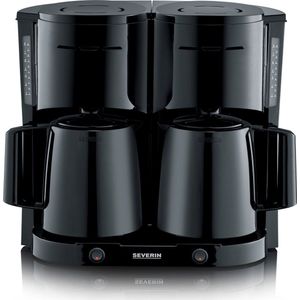 Severin KA 9315 zwart Duo Filter Koffiezetapparaat - Filterkoffiezetapparaat - Zwart