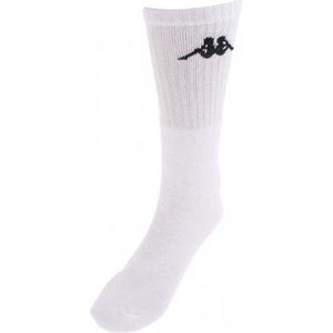 Kappa Sportsokken Wit Heren Per 3 Stuks Maat 39/42
