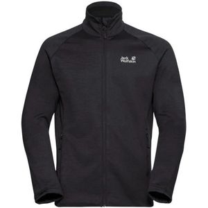 Jack Wolfskin - PEAK DISTRICT FZ M - Fleecejack - Zwart