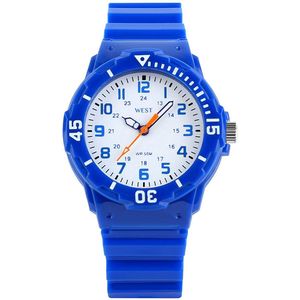 West Watches model Moon Sportief analoog kinderhorloge - Ø 33 mm – blauw