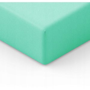 Jersey Hoeslaken met Elastiek 180x200 cm - Mintgroen
