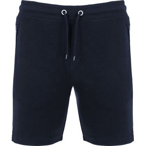 Donker Blauwe heren sportbroek en elastische band met koord en zakken model Betis maat 2XL