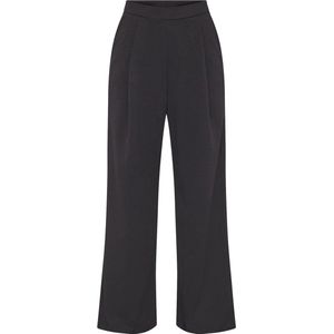 SISTERS POINT - NEW GLUT - Bandplooibroek - Zwart - Wide Leg - Mid Waist