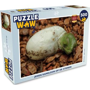 Puzzel Dier - Kameleon - Ei - Legpuzzel - Puzzel 500 stukjes