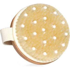 Goodivery® - Dry Brush - Exfoliërende Borstel - Massageborstel - Saunaborstel - Doucheborstel - Badborstel - Kloosterborstel Voor Het Verwijderen Van Cellulitis - Lymfatische Massage - Natuurlijk Beukenhout