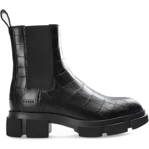 Copenhagen Studios - CPH570 - Chelsea Boots - Zwart - Croco-print