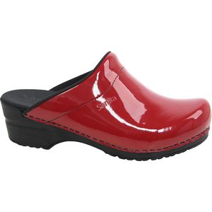 Sanita - Sonja - Klompen - Rood Lak - Medische Klompen
