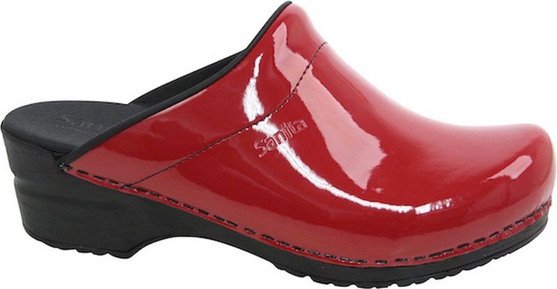 Sanita - Sonja - Klompen - Rood Lak - Medische Klompen