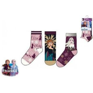 Frozen sokken - Disney - Elsa - Olaf - 3 paar - maat 27/30