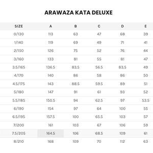 Karatepak Kata Deluxe Arawaza | WKF-approved | Wit (Maat: 140)
