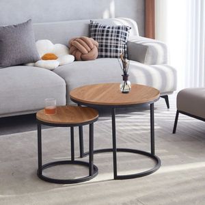 EliteNest® - Set van 4 Eetkamerstoelen - Stoelen Eetkamerstoelen - Gestoffeerd Patchwork Stof - Houten Poten - Multicolor Bruin - Retro Design - Comfortabel & Stevig