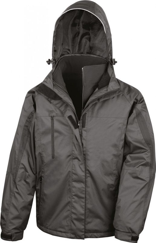 Result Men´s 3-in-1 Journey Jacket With Soft Shell Inner RT400 - Black/Black - XXL