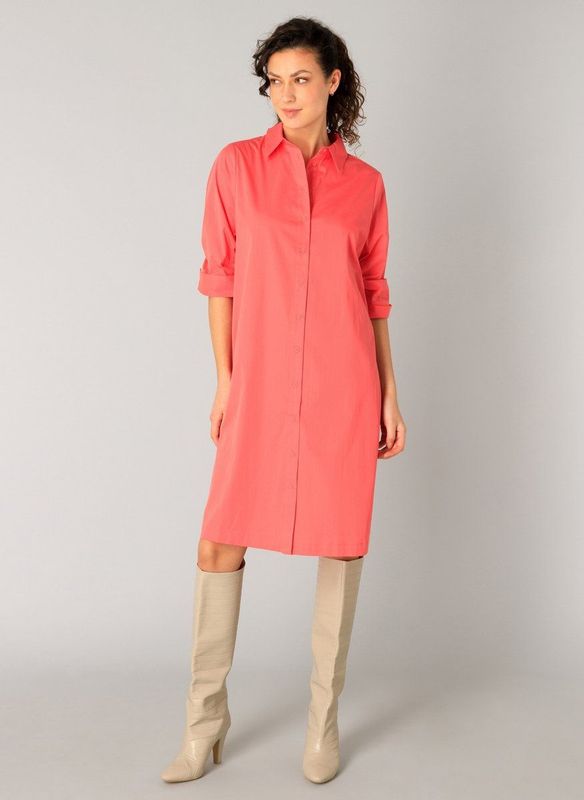 Yest blousejurk koraalrood