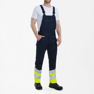 Engel Safety Amerikaanse overall met 2-weg stretch 3546-314 - Blue Ink / Hi-vis Yellow - 36