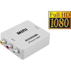 Tulp Naar HDMI Converter - AV / Composiet RCA To HDMI Audio Video Kabel Adapter