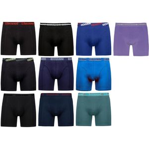 Giovanni - Heren Boxershorts - Katoen - 10-pak - Lange Pijpjes