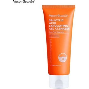 Vibrant Glamour - Salicylzuur Gezichtsreiniger - Diep Reinigende en Hydraterende Gezichtsreiniger - Poriën verkleinen - Exfoliating Gel Cleaner